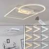 Plafonnier Loftheim LED Chrome, Blanc, 1 lumière