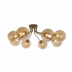 Plafonnier Luce Design NEPTUN Laiton, 8 lumières