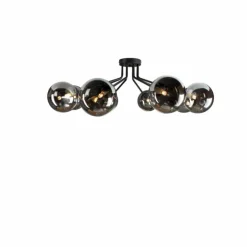 Plafonnier Luce Design NEPTUN Noir, 8 lumières