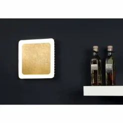 Plafonnier Luce Design Solaris LED Noir doré, Blanc, 1 lumière