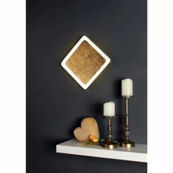 Plafonnier Luce Design Solaris LED Noir doré, Blanc, 1 lumière