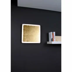 Plafonnier Luce Design Solaris LED Noir doré, Blanc, 1 lumière