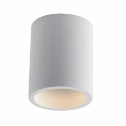 Plafonnier Luce-Design Banjie peut être peint avec de la peinture ordinaire, Blanc, 1 lumière