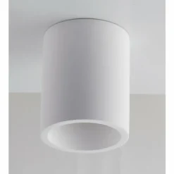 Plafonnier Luce-Design Banjie peut être peint avec de la peinture ordinaire, Blanc, 1 lumière