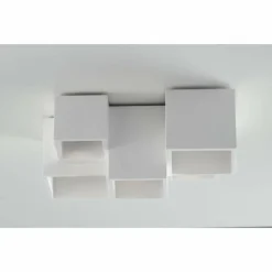 Plafonnier Luce-Design Foster peut être peint avec de la peinture ordinaire, Blanc, 5 lumières