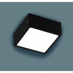 Plafonnier Luce-Design Klio LED Noir, 1 lumière