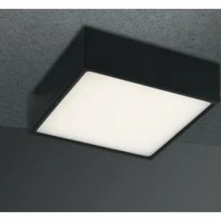 Plafonnier Luce-Design Klio LED Noir, 1 lumière