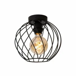 Plafonnier Lucide DANZA Noir, 1 lumière