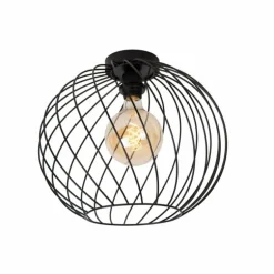 Plafonnier Lucide DANZA Noir, 1 lumière