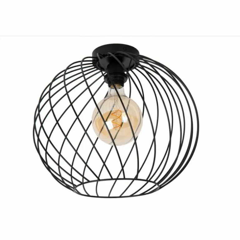 Plafonnier Lucide DANZA Noir, 1 lumière