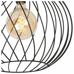 Plafonnier Lucide DANZA Noir, 1 lumière