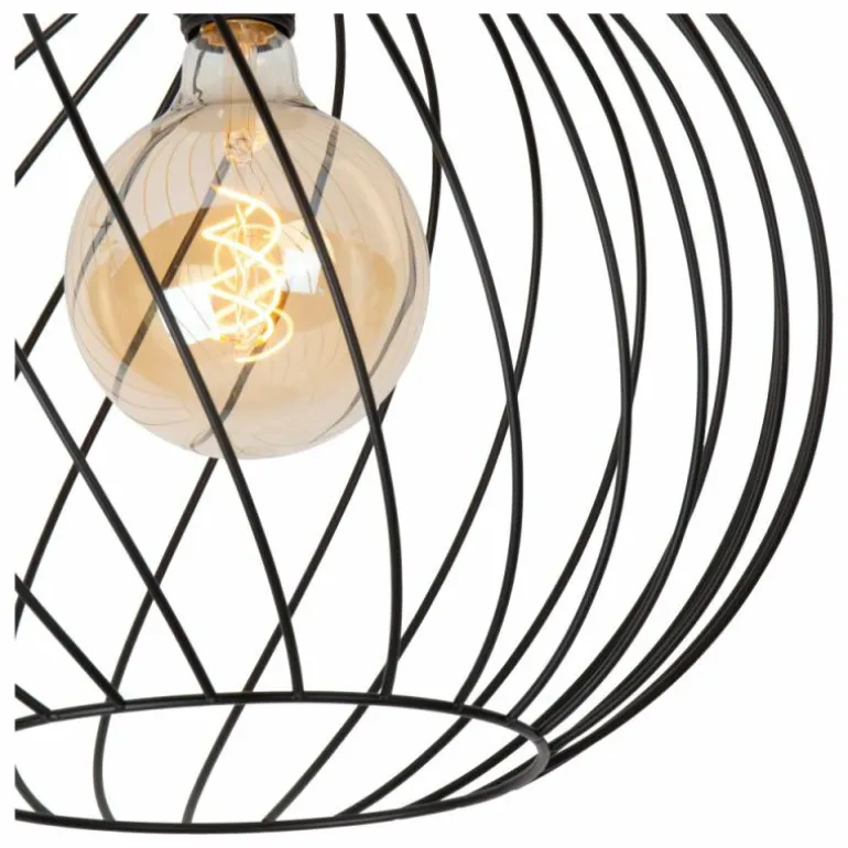 Plafonnier Lucide DANZA Noir, 1 lumière