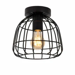 Plafonnier Lucide FILOX Noir, 1 lumière