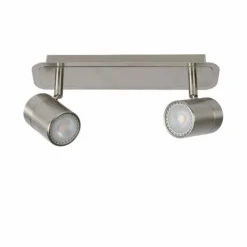 Plafonnier Lucide LENNERT LED Chrome, 2 lumières