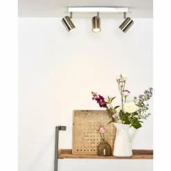 Plafonnier Lucide LENNERT LED Chrome, 3 lumières