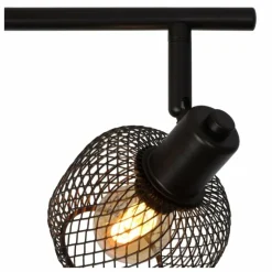 Plafonnier Lucide MAREN Noir, 4 lumières