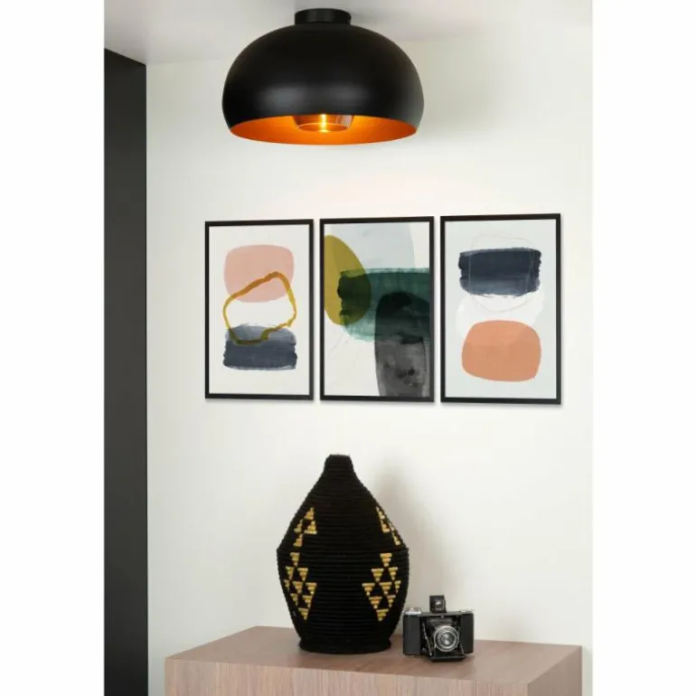 Plafonnier Lucide SHARAN Noir, 1 lumière