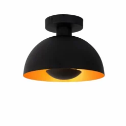 Plafonnier Lucide SIEMON Noir, 1 lumière
