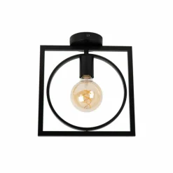 Plafonnier Lucide SUUS Noir, 1 lumière