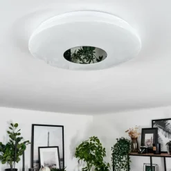 Plafonnier Lumsden LED Blanc, 1 lumière, Détecteur de mouvement