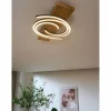 Plafonnier Lutec Rifia LED Écru, Noir, 1 lumière