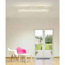 Plafonnier Lutec WAVE Blanc, 3 lumières