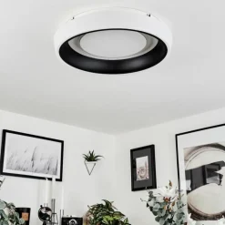 Plafonnier Mackay LED Blanc, 1 lumière, Télécommandes