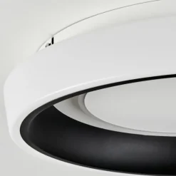 Plafonnier Mackay LED Blanc, 1 lumière, Télécommandes