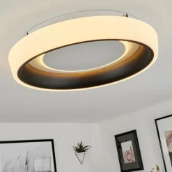 Plafonnier Mackay LED Blanc, 1 lumière, Télécommandes