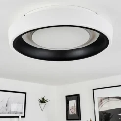 Plafonnier Mackay LED Blanc, 1 lumière, Télécommandes