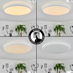 Plafonnier Magdala LED Blanc, 1 lumière