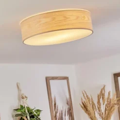 Plafonnier Magdalena Écru, Blanc, 2 lumières