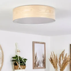 Plafonnier Magdalena Écru, Blanc, 2 lumières