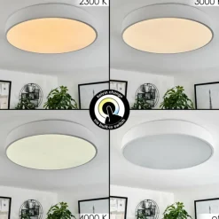 Plafonnier Maho LED Blanc, 1 lumière