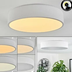 Plafonnier Maho LED Blanc, 1 lumière