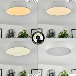 Plafonnier Maho LED Blanc, 1 lumière