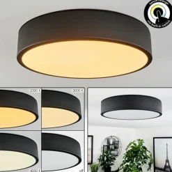 Plafonnier Maho LED Noir, 1 lumière