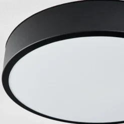 Plafonnier Maho LED Noir, 1 lumière