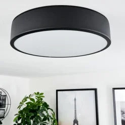 Plafonnier Maho LED Noir, 1 lumière