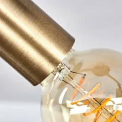 Plafonnier Maidford Laiton, Noir, 2 lumières