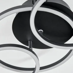 Plafonnier Malanie LED Noir, 1 lumière