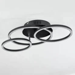 Plafonnier Malanie LED Noir, 1 lumière