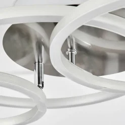 Plafonnier Malanje LED Nickel mat, 3 lumières