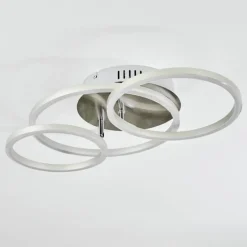 Plafonnier Malanje LED Nickel mat, 3 lumières