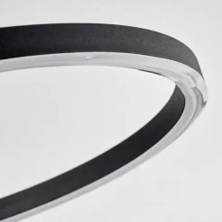 Plafonnier Malanje LED Noir, 4 lumières