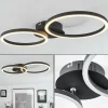 Plafonnier Malanje LED Noir, 2 lumières