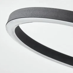 Plafonnier Malanje LED Noir, 2 lumières