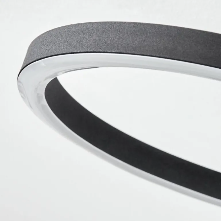 Plafonnier Malanje LED Noir, 2 lumières