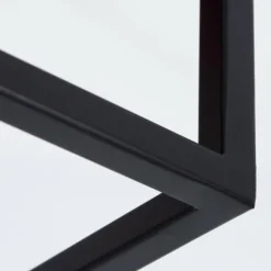 Plafonnier Malao Noir, 1 lumière