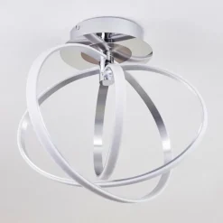 Plafonnier Maluma Chrome, 1 lumière